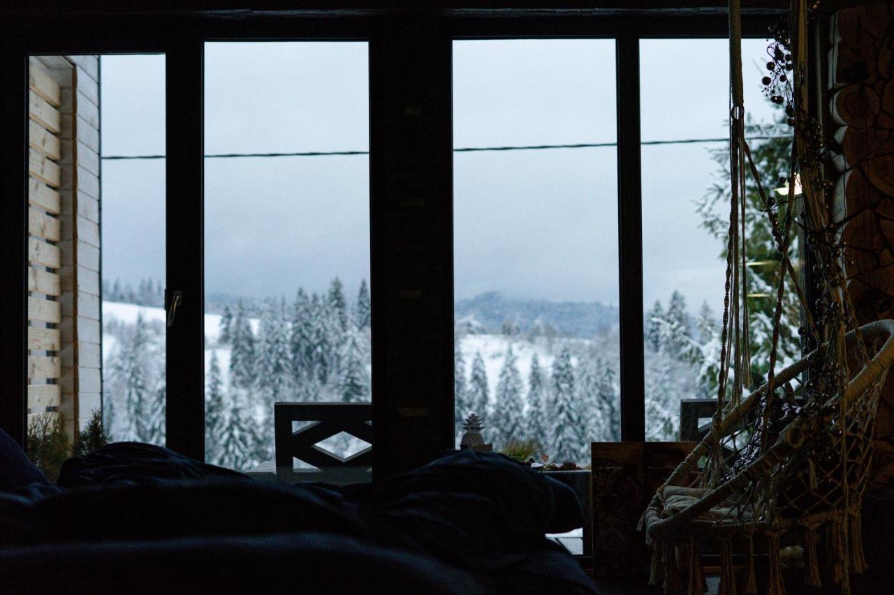 Карпатське Hygge Котедж Для Двох З Чаном-Джакузі У Горах Slavske Bagian luar foto