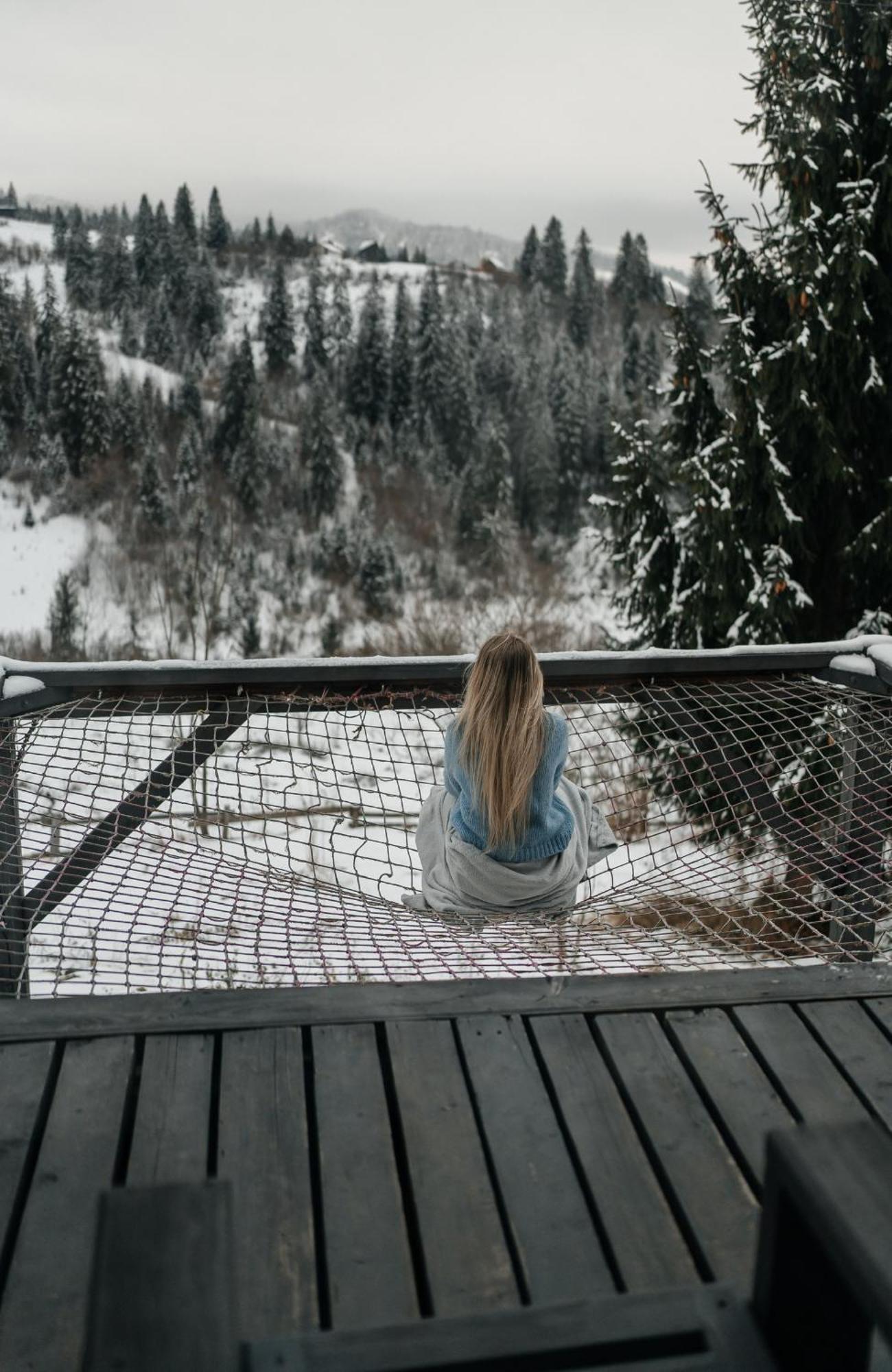 Карпатське Hygge Котедж Для Двох З Чаном-Джакузі У Горах Slavske Bagian luar foto